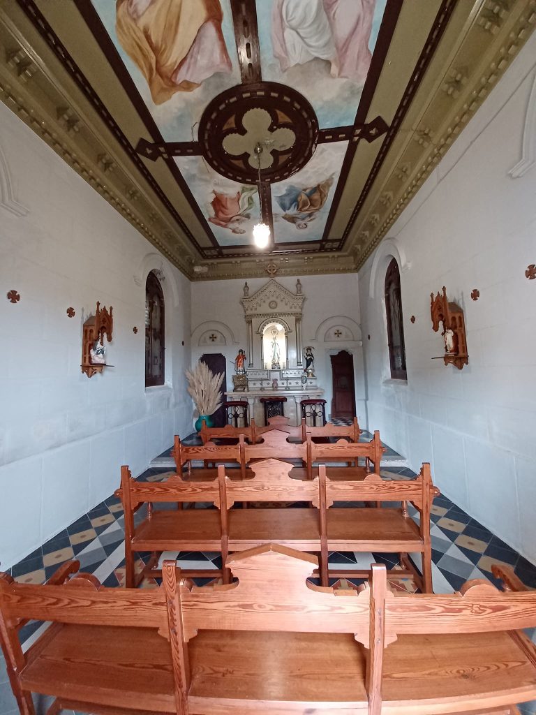Interior capilla de Huerto de San Eusebio