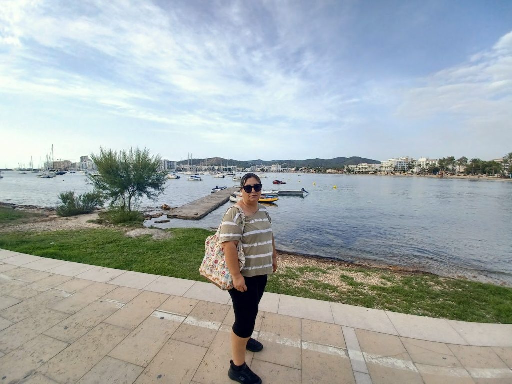 Vista de la Playa de S´Arenal, Sant Antoni, Ibiza