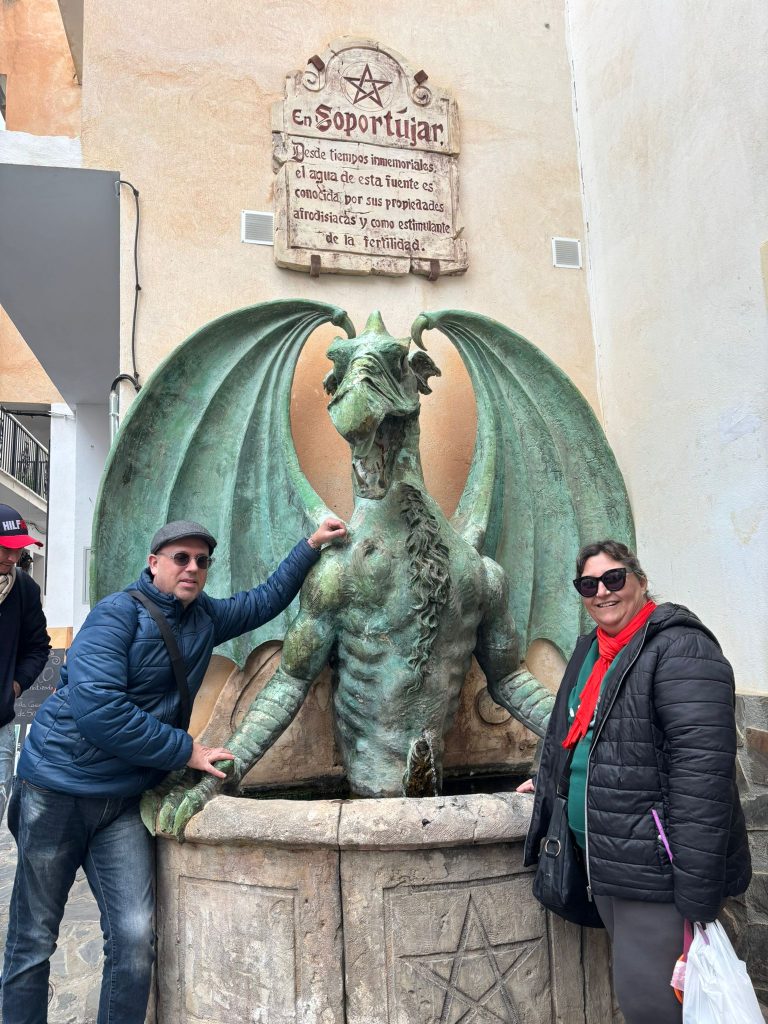 Fuente del Dragón en Soportújar