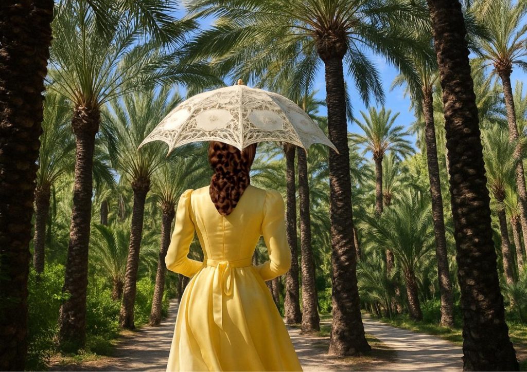 Foto: Recreación del Jardín Huerto del Cura.