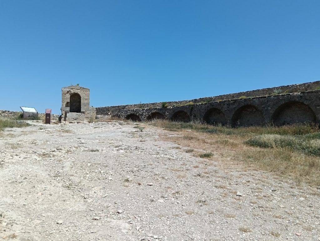 Plaza de armas del Castillo de Morella