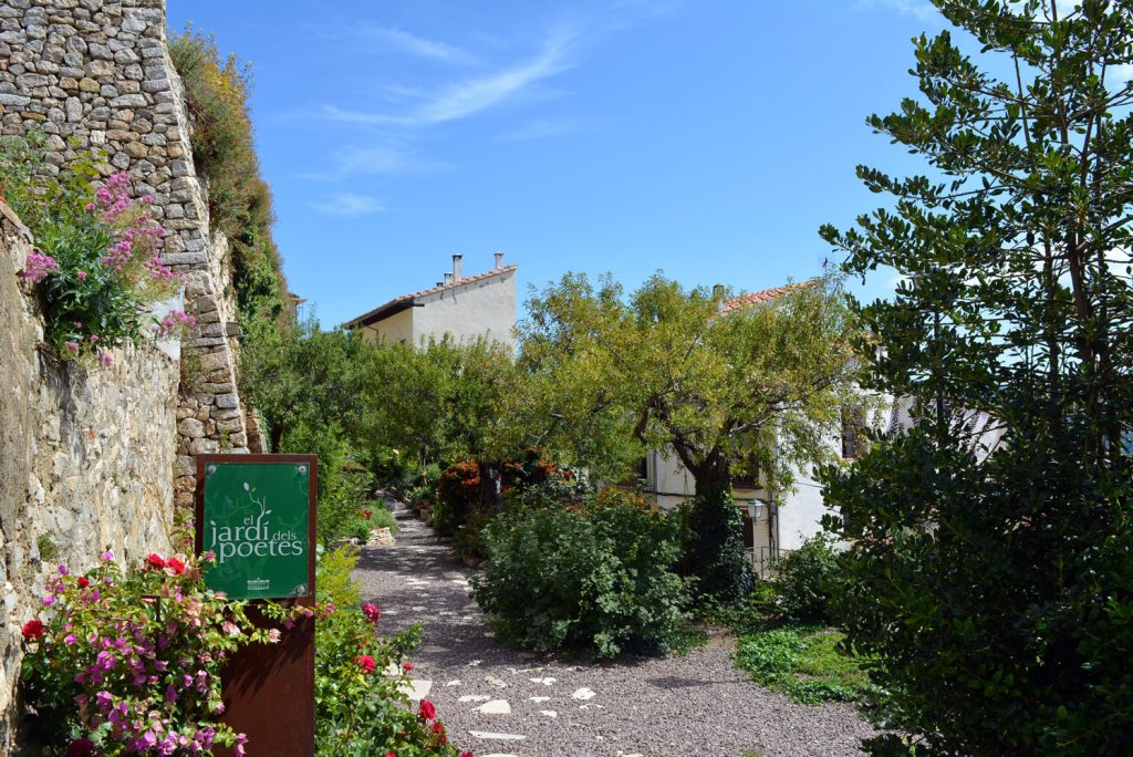 Jardín de los Poetas en Morella