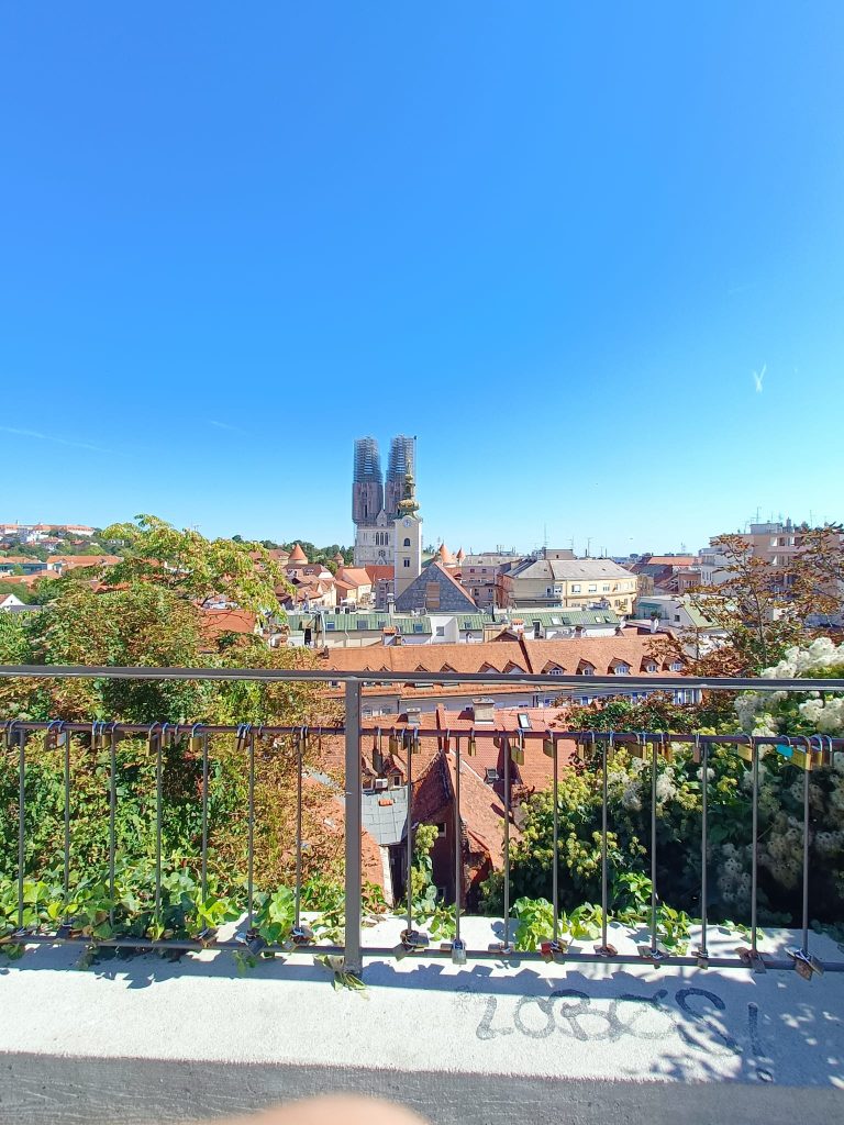 Vistas desde el Paseo Strossmayer de Zagreb