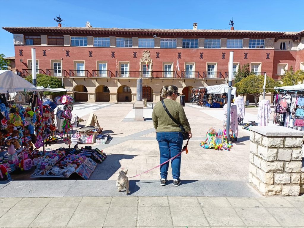 Plaza de Espa&ntilde;a de Belchite.